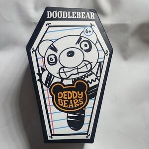 🐰Authentic DoodleBear By Deddy Bears Series 3 -New In Unopened Box Black N Whit